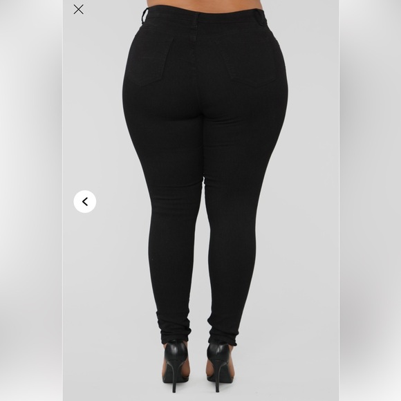 Black Ripped Jeans - Picture 2 of 3